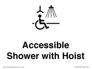 Accessible Shower with Hoist